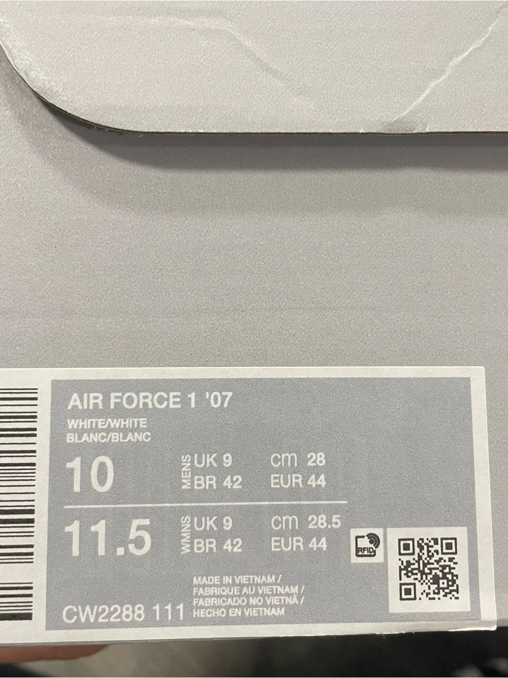 Nike unworn authentic